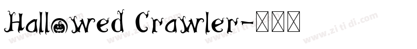 Hallowed Crawler字体转换